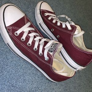 Maroon Converse